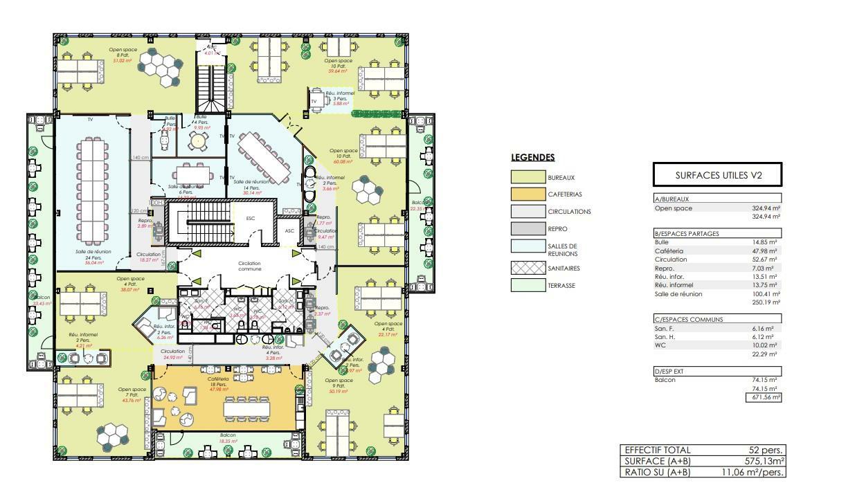 Bureau Limonest 2437m² Location bureau Limonest Rhône OLBUR2420125 13